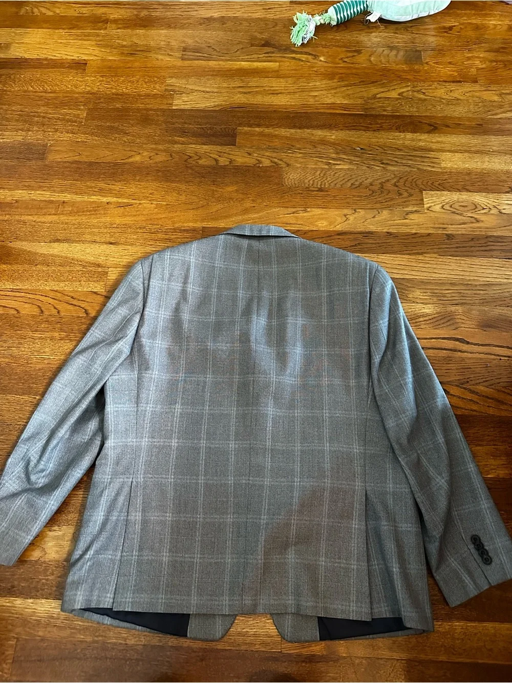 Michael Kors Gray Windowpane Sport Coat